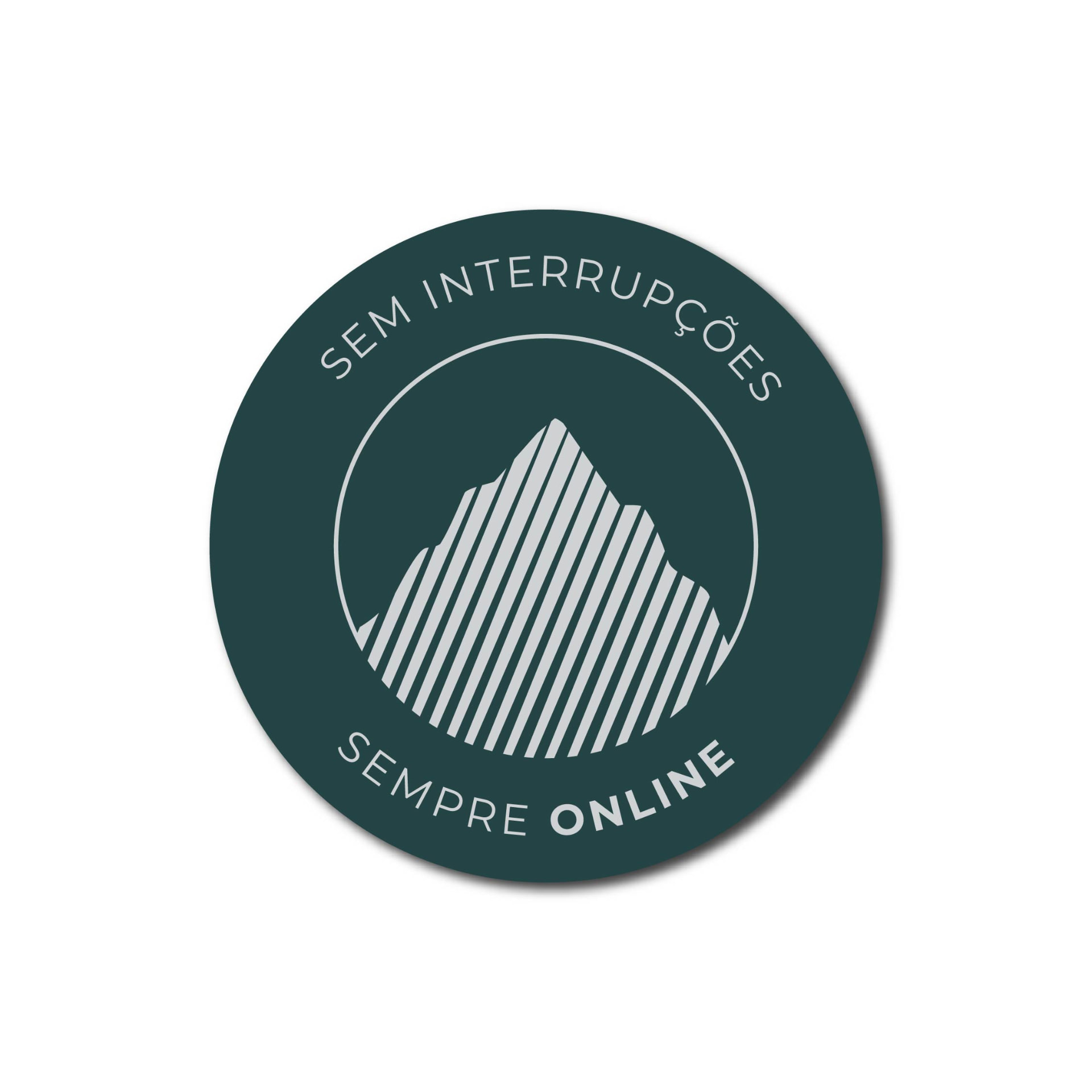 Selo UpTime Soluções — sem interrupções, sempre online